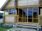 Остекление раздвижной ПВХ системой Слайдорс